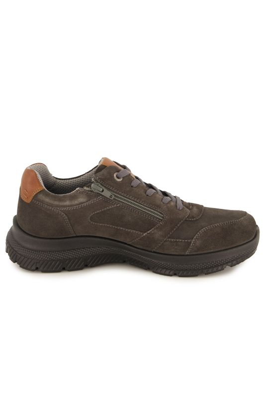 Chaussures basses Jomos, cuir véritable et fermeture zippée - jusqu'à la pointure 50