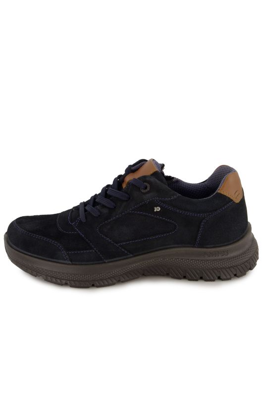 Chaussures basses Jomos, cuir véritable et fermeture zippée - jusqu'à la pointure 50
