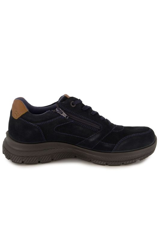 Chaussures basses Jomos, cuir véritable et fermeture zippée - jusqu'à la pointure 50