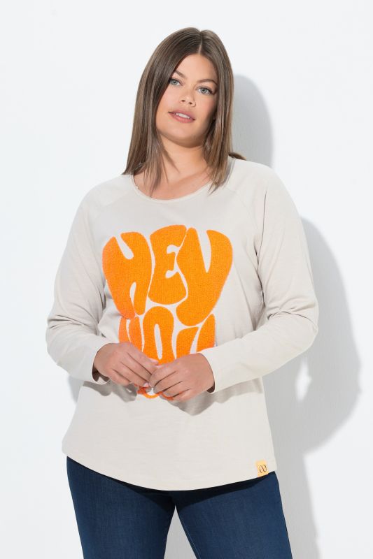 T-shirt manches longues. Col rond. Label OEKO-TEX MIG