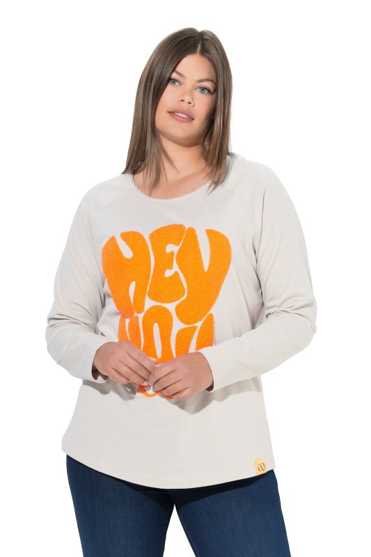 T-shirt manches longues. Col rond. Label OEKO-TEX MIG