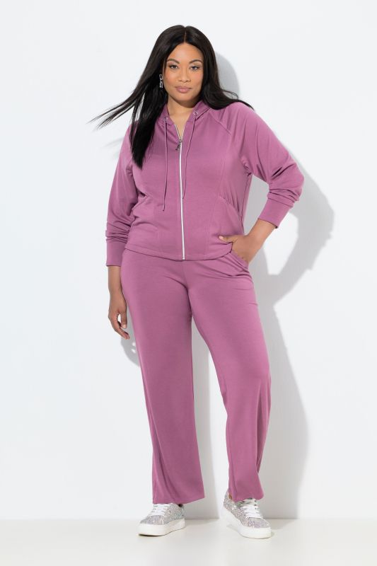 Pantalon de jogging avec poches, jambe droite et taille élastique