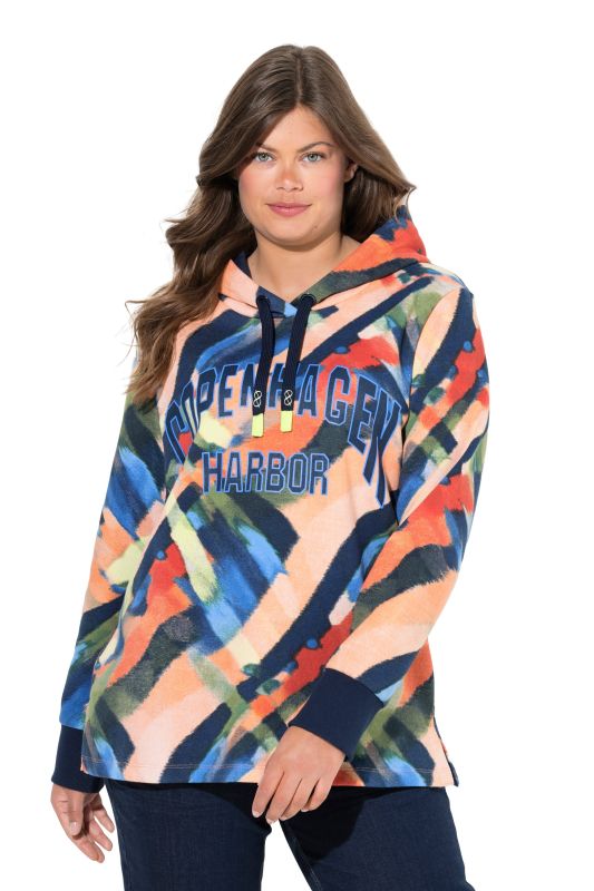 Sweat-shirt à capuche et manches longues