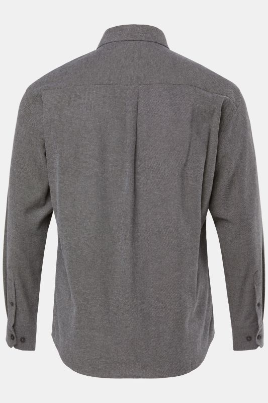 Chemise en flanelle STHUGE, manches longues, coupe Modern Fit - jusqu'au 8 XL