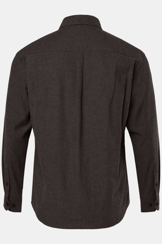 Chemise en flanelle STHUGE, manches longues, coupe Modern Fit - jusqu'au 8 XL