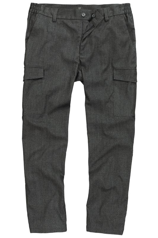 Pantalon de ville JP 1880 aspect lainage, collection Business, poches cargo et aspect lainage, coupe Tapered Loose Fit - jusqu'au 74