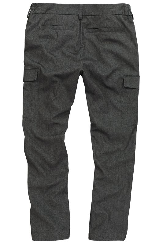 Pantalon de ville JP 1880 aspect lainage, collection Business, poches cargo et aspect lainage, coupe Tapered Loose Fit - jusqu'au 74