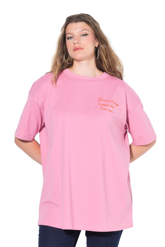T-shirt oversize, imprimé tour Eiffel dans le dos