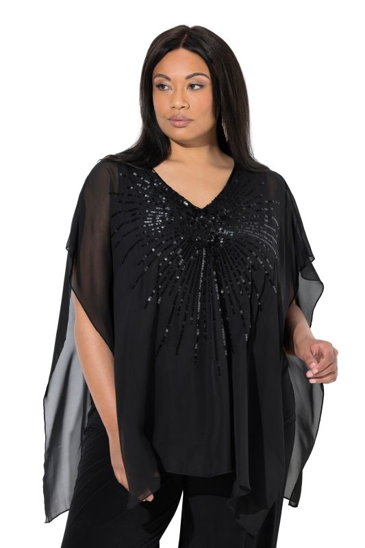 T-shirt coupe Slim doublé, paillettes