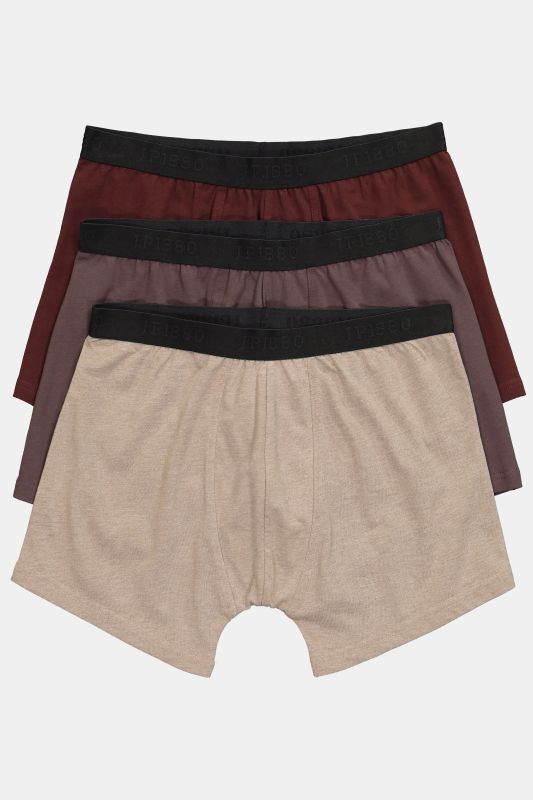 Lot de 3 boxers JP 1880, finition FLEXNAMIC® et label OEKO-TEX, sous-vêtements - jusqu'au 8 XL