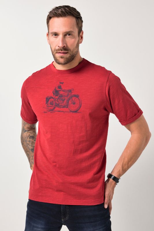 T-shirt JP 1880, manches courtes et imprimé poitrine - jusqu'au 8&nbsp;XL