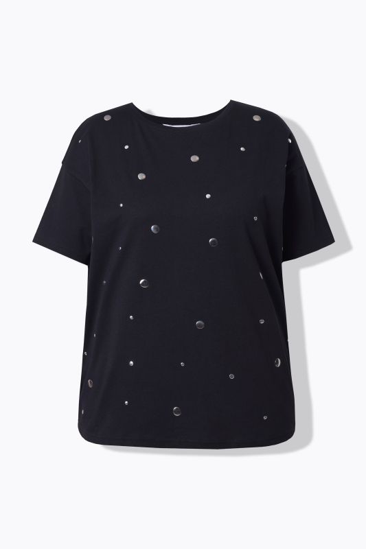T-shirt oversize, motif miroirs