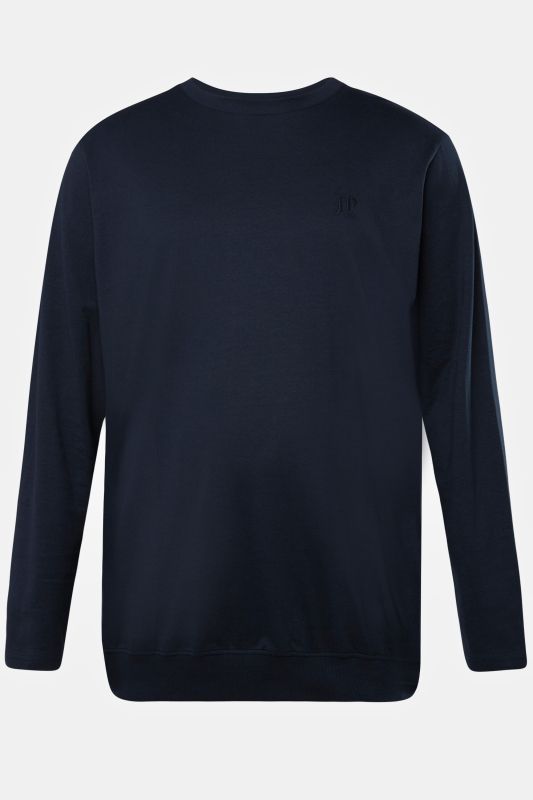 T-shirt manches longues et col rond, ventre confort, collection Basic - jusqu'au 8 XL