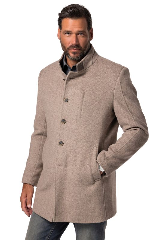 Manteau JP 1880, laine mélangée et col montant - jusqu'au 7&nbsp;XL