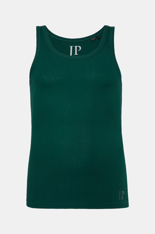 Lot de 2 maillots de corps JP 1880, en jersey bord-côte, sans manches - jusqu'au 8 XL