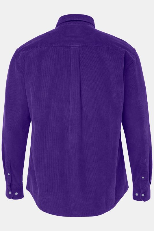 Chemise en velours côtelé JP 1880, manches longues et col à pointes boutonnées, coupe Modern Fit - jusqu'au 8&nbsp