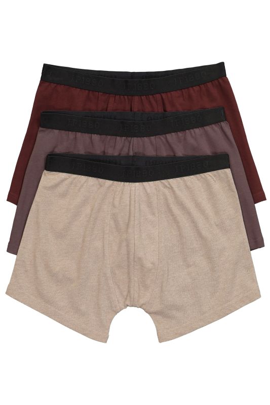 Lot de 3 boxers JP 1880, finition FLEXNAMIC® et label OEKO-TEX, sous-vêtements - jusqu'au 8 XL
