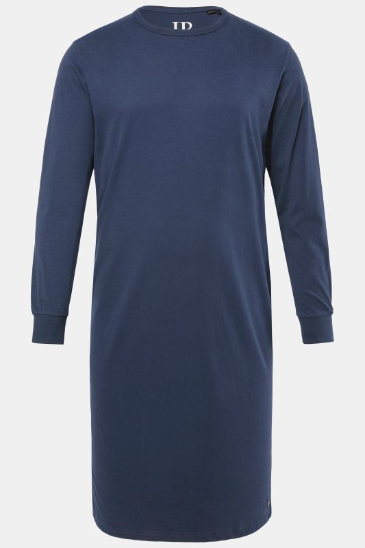 Chemise de nuit pour homme JP 1880, manches longues et fente sur le côté, collection Basic - jusqu'au 8 XL