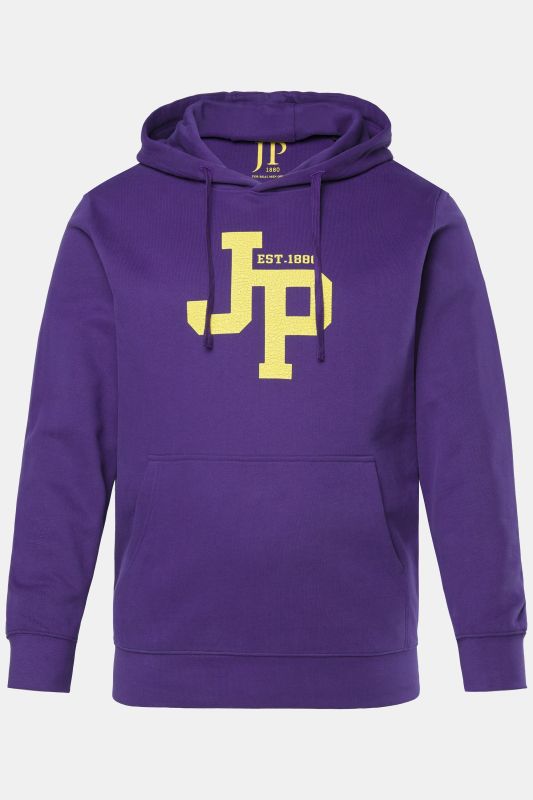 Sweat-shirt à capuche JP 1880, poche kangourou et imprimé poitrine - jusqu'au 8 XL