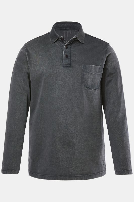 Polo JP 1880 esprit vintage, manches longues - jusqu'au 8 XL
