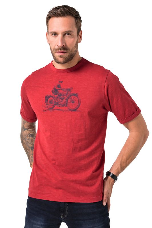 T-shirt JP 1880, manches courtes et imprimé poitrine - jusqu'au 8&nbsp;XL