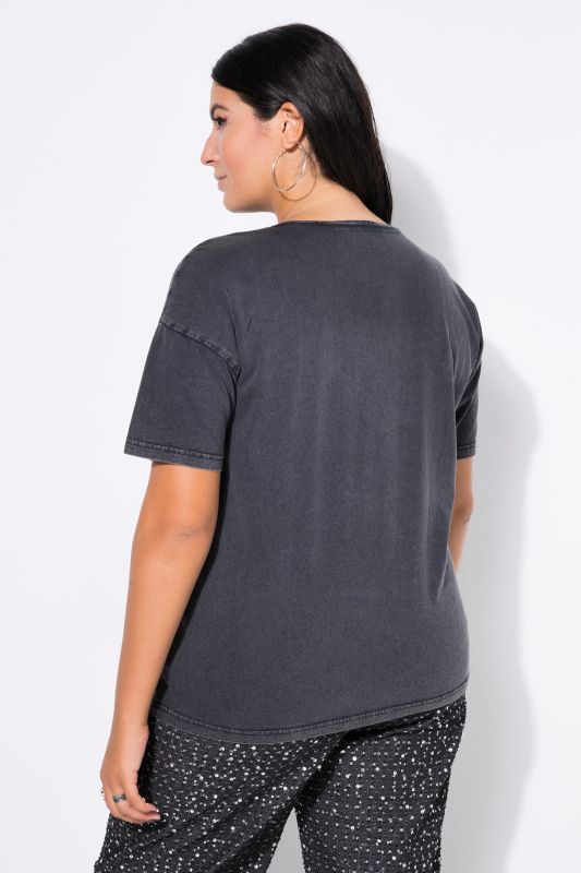 T-shirt oversize, imprimé pierre précieuse
