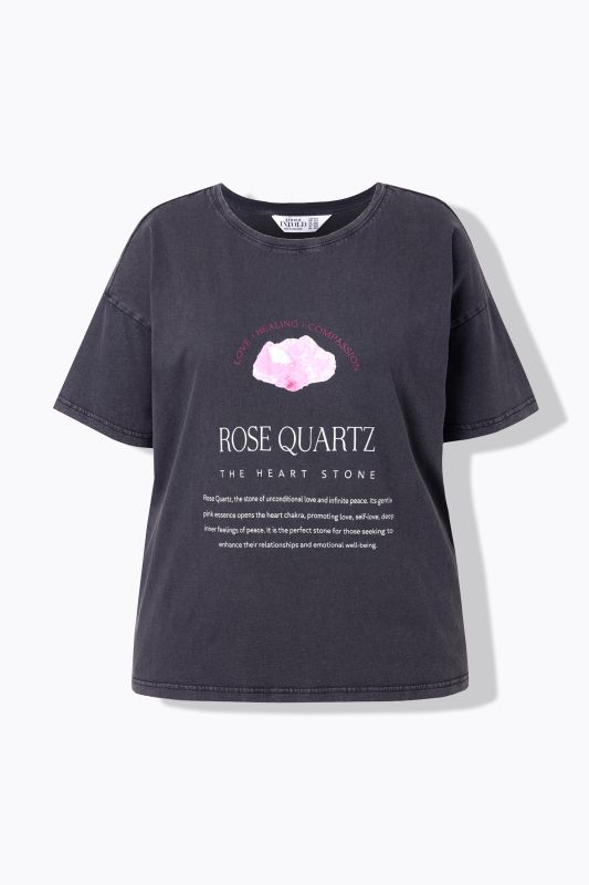 T-shirt oversize, imprimé pierre précieuse
