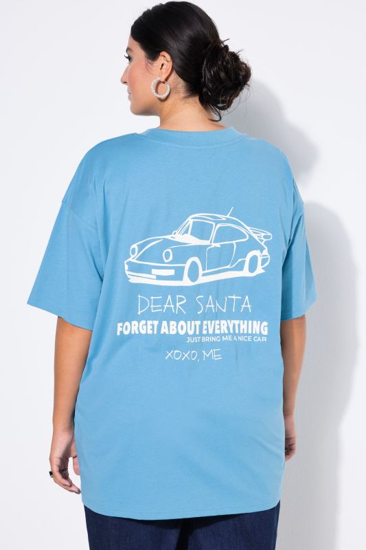 T-shirt oversize, imprimé wishlist