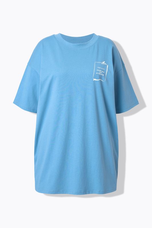 T-shirt oversize, imprimé wishlist