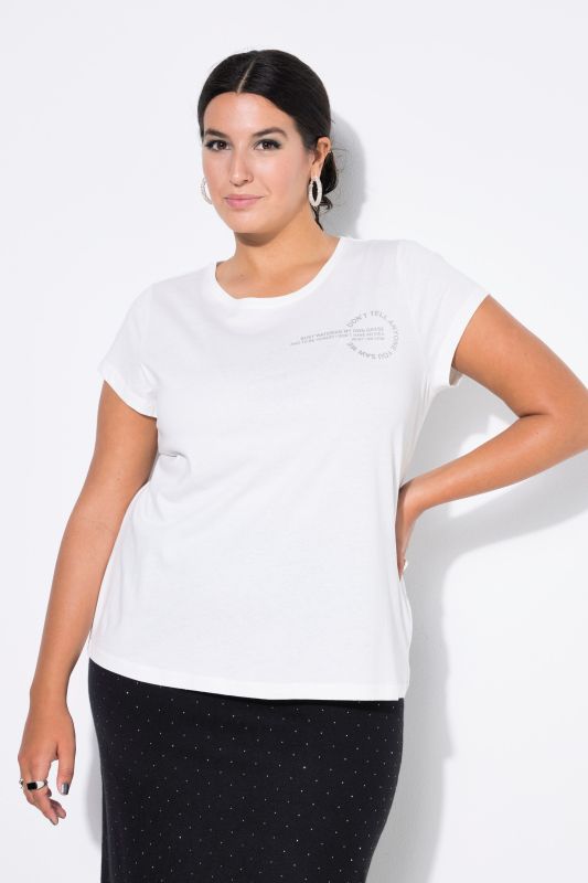 T-shirt coupe Slim Shape, imprimé cercle argenté