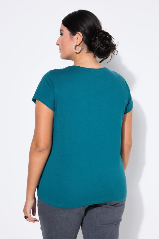 T-shirt coupe Slim Shape, imprimé cercle argenté