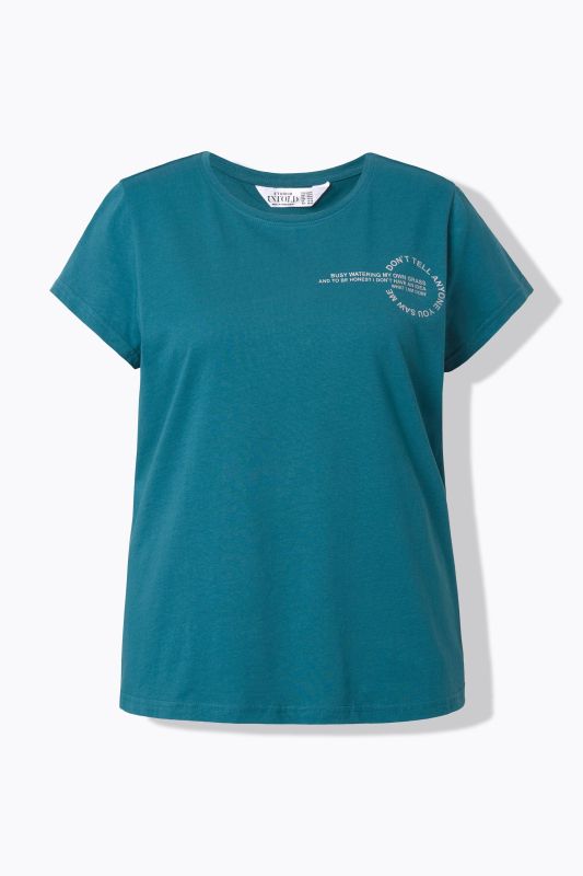 T-shirt coupe Slim Shape, imprimé cercle argenté