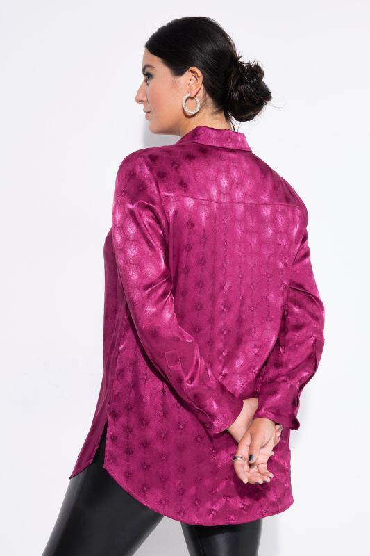 Chemisier coupe Wide Straight Shape, motif rayons