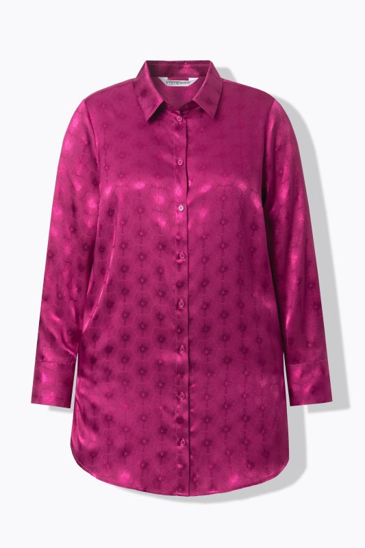 Chemisier coupe Wide Straight Shape, motif rayons