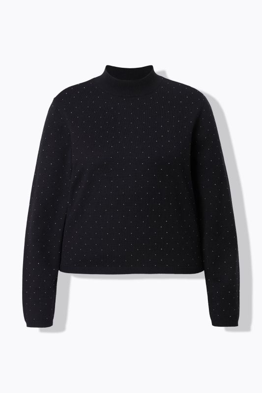 Pull coupe Boxy Shape, petites pierres scintillantes
