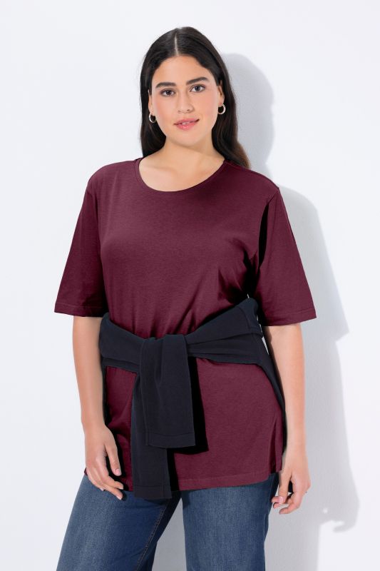 T-shirt coupe Relaxed Fit, décolleté rond et manches courtes