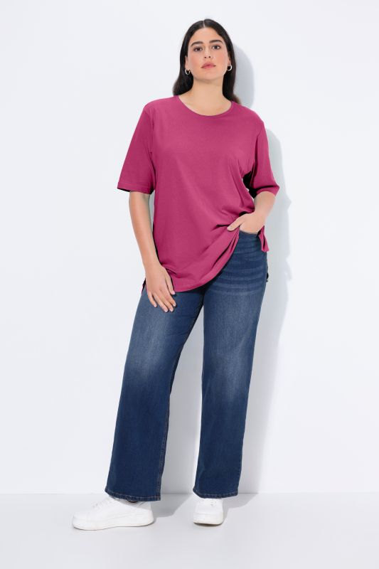 T-shirt coupe Relaxed Fit, décolleté rond et manches courtes