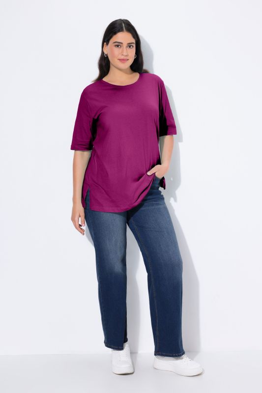 T-shirt coupe Relaxed Fit, décolleté rond et manches courtes