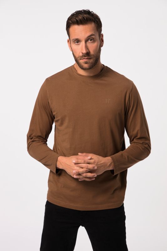 T-shirt JP 1880 à manches longues, collection Basic, label OEKO-TEX - jusqu'au 8 XL