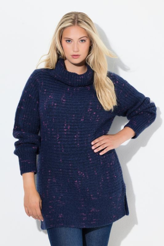 Pull à col roulé et manches longues