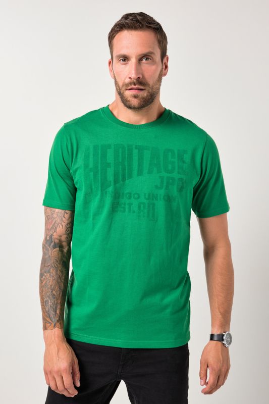 T-shirt JP 1880 à manches courtes, imprimé poitrine - jusqu'au 8 XL