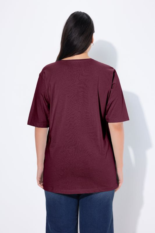 T-shirt coupe Relaxed Fit, décolleté rond et manches courtes