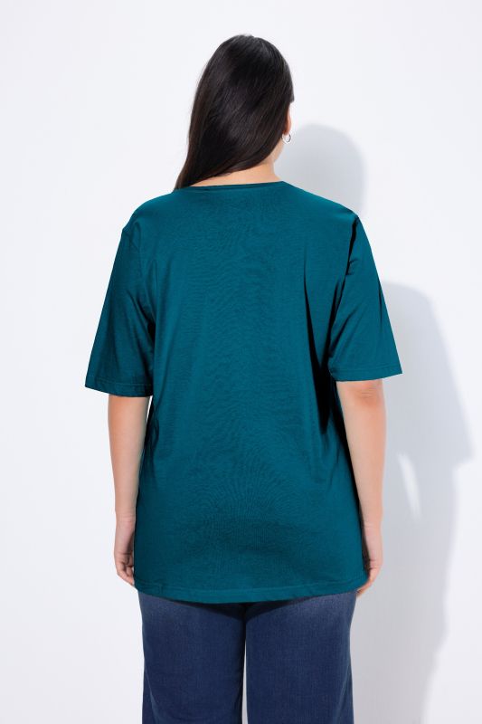 T-shirt coupe Relaxed Fit, décolleté rond et manches courtes