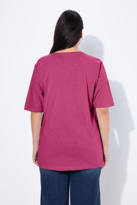T-shirt coupe Relaxed Fit, décolleté rond et manches courtes