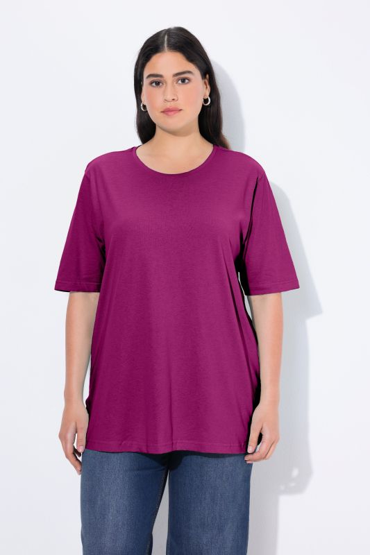 T-shirt coupe Relaxed Fit, décolleté rond et manches courtes