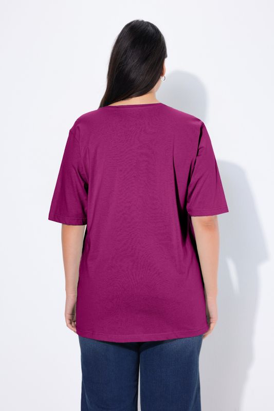 T-shirt coupe Relaxed Fit, décolleté rond et manches courtes