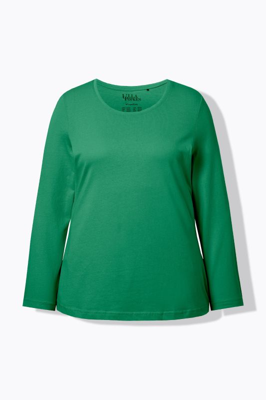 T-shirt Slim Fit, décolleté rond et manches longues