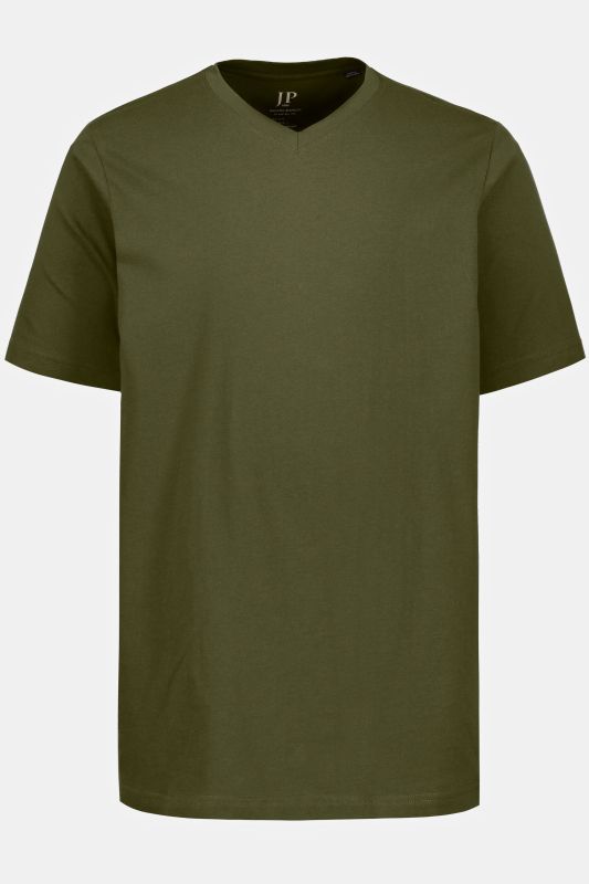 T-shirt JP 1880 Basic, col en V - jusqu'au 8 XL