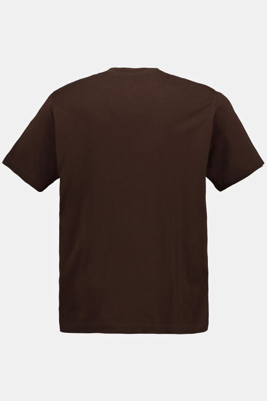 T-shirt Basic en coton peigné, col rond - jusqu'au 8 XL