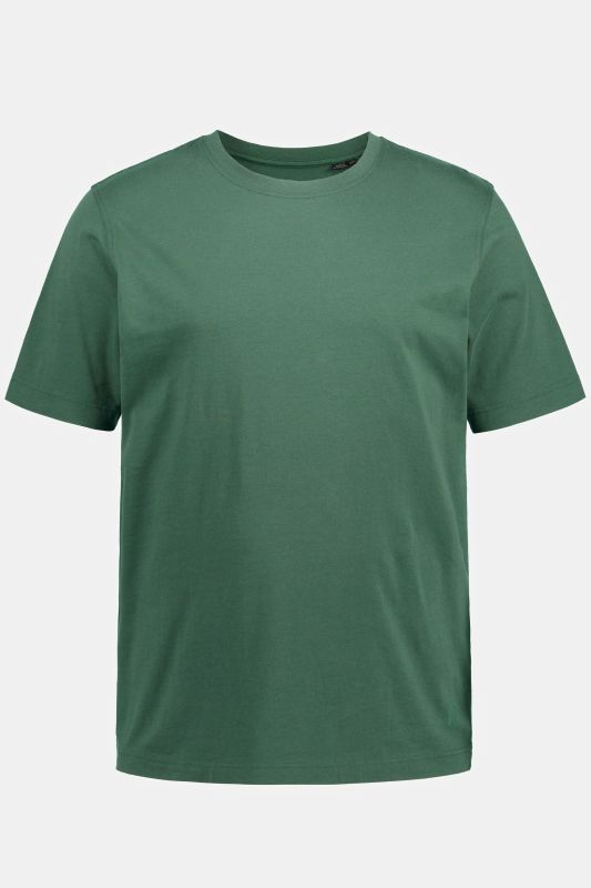 T-shirt Basic en coton peigné, col rond - jusqu'au 8 XL